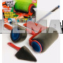 Валик Paint Roller з резервуаром для фарбування стін, стелі та підлоги червоний